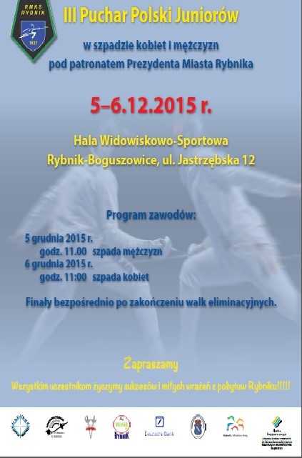 III Puchar Polski Juniorów - RYBNIK 2015