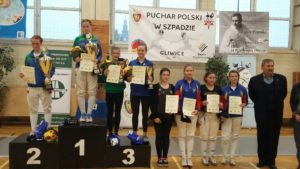 podium-szpadzistek-ii-pucharu-polski-juniorek-mlodszych-alicja-klasik-iii-miejsce-kinga-zgryzniak-5-miejsce